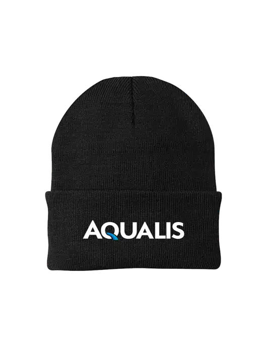 Black Knit Cap w/AQUALIS Logo