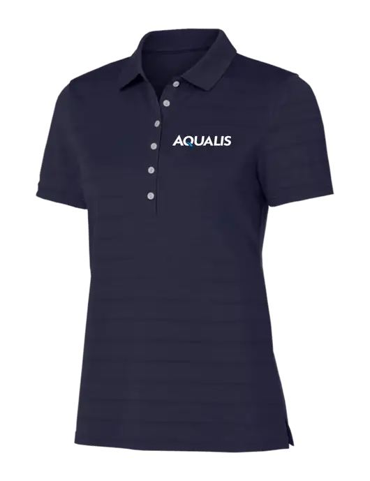 Callaway Womens Navy Ventilated Polo w/AQUALIS Logo