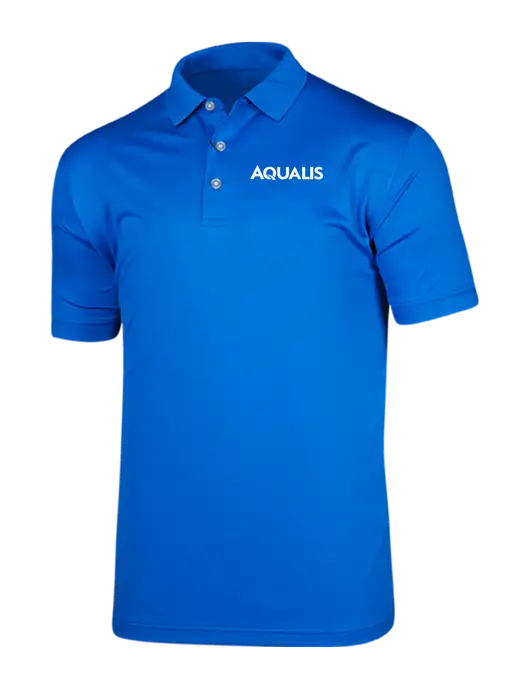 Callaway Vibrant Royal Blue Ventilated Polo w/AQUALIS Logo