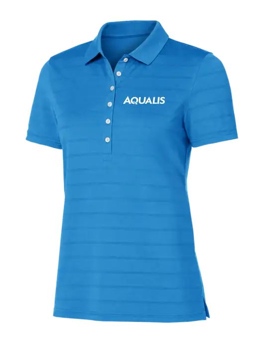 Callaway Womens Royal Blue Ventilated Polo w/AQUALIS Logo