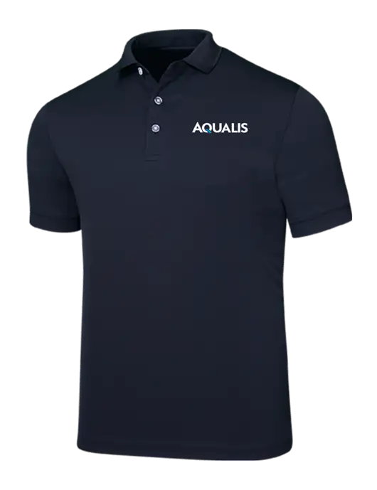 Callaway Ottoman Navy Polo w/AQUALIS Logo