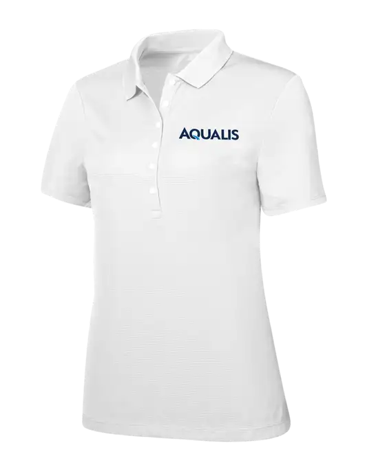 Callaway Womens Ottoman Bright White Polo w/AQUALIS Logo