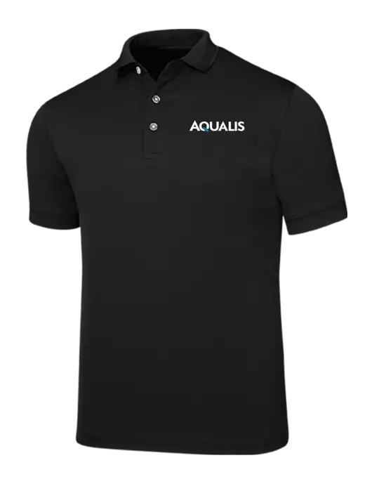 Callaway Ottoman Black Polo w/AQUALIS Logo