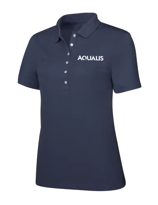 Callaway Womens Ottoman Navy Polo w/AQUALIS Logo