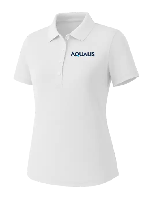 Callaway Womens Core Bright White Performance Polo w/AQUALIS Logo