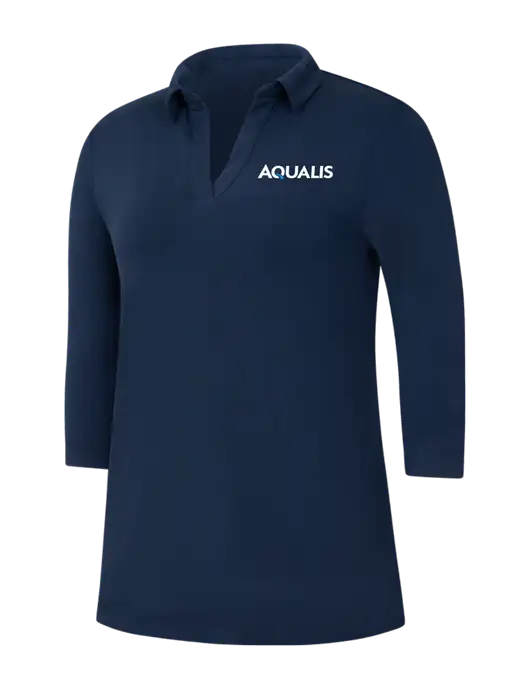 Navy Womens Luxe Knit Tunic w/AQUALIS Logo
