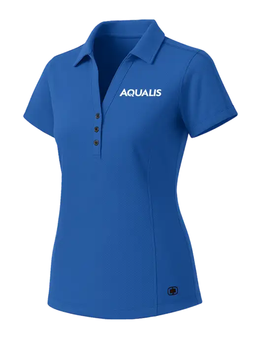 OGIO Womens Royal Blue ONYX Polo w/AQUALIS Logo