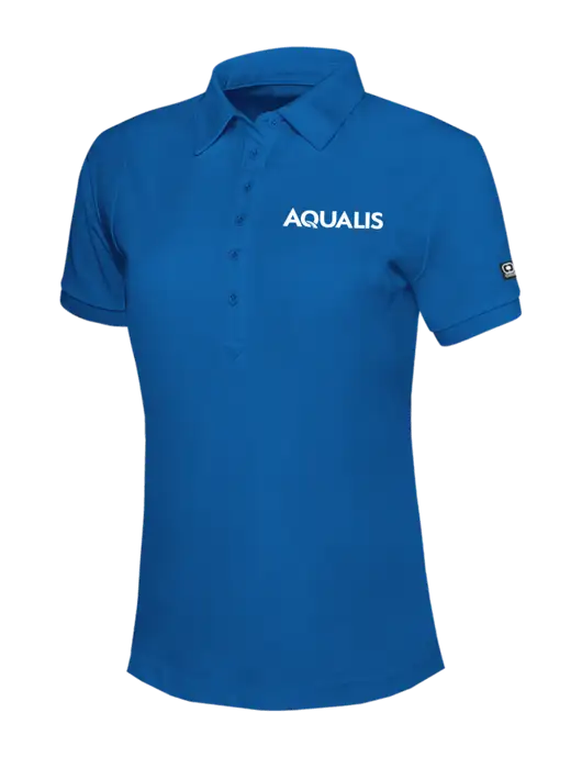 OGIO Womens Royal Blue Jewel Polo w/AQUALIS Logo