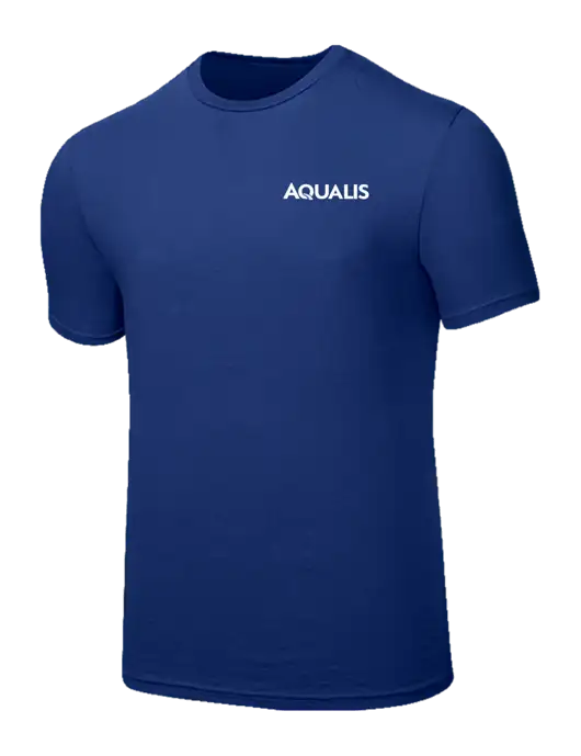 Seriously Soft Dark Royal T-Shirt w/AQUALIS Logo
