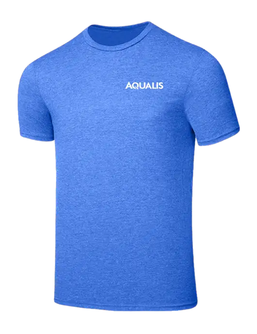 Seriously Soft Heathered Royal T-Shirt w/AQUALIS Logo