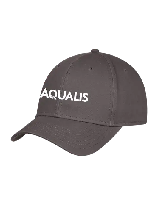 Charcoal Structured Cap Hook & Loop w/AQUALIS Logo