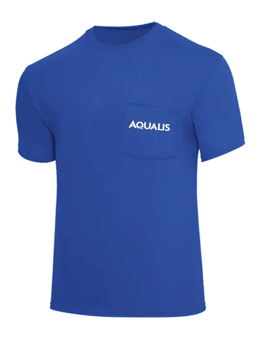 Core Blend Royal Pocket T-Shirt w/AQUALIS Logo