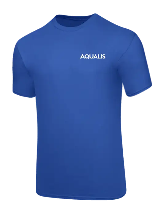 Core Blend Royal Blue T-Shirt w/AQUALIS Logo