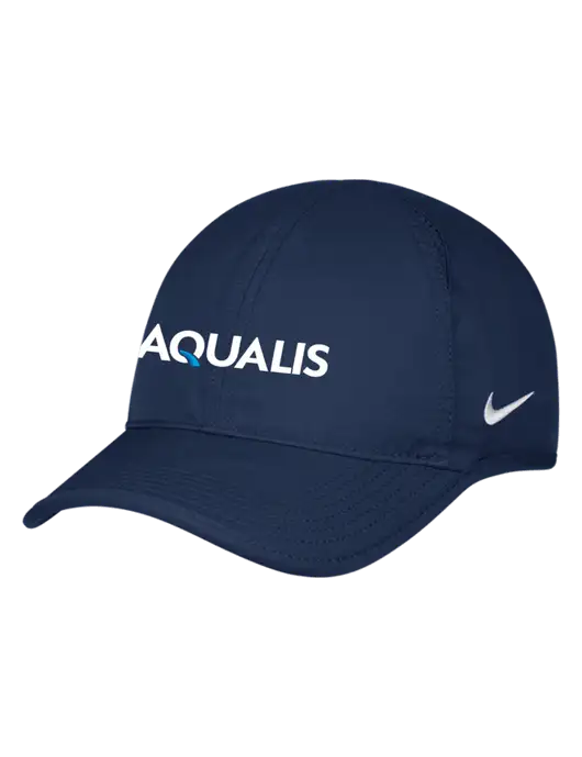 Nike Navy Featherlight Cap w/AQUALIS Logo