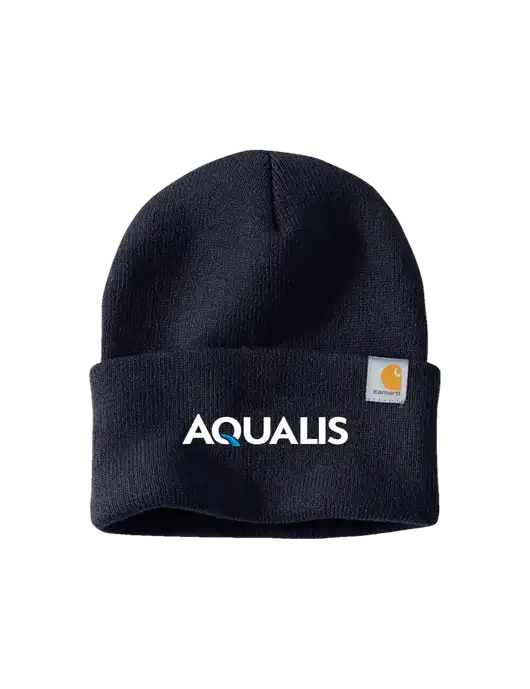 Carhartt Navy Watch Cap 2.0 w/AQUALIS Logo