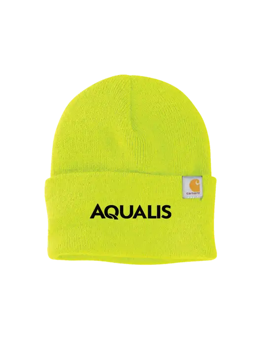 Carhartt Neon Lime Watch Cap 2.0 w/AQUALIS Logo