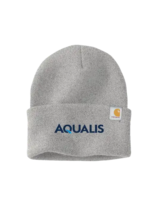 Carhartt Light Grey Heather Watch Cap 2.0 w/AQUALIS Logo