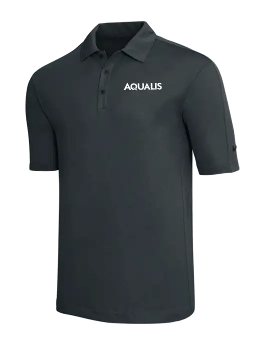 Nike Dark Grey Tech Sport Dri-FIT Polo w/AQUALIS Logo