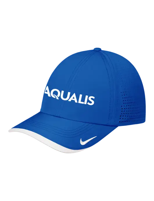 Nike Royal/White Dri-FIT Perforated Performance Cap w/AQUALIS Logo