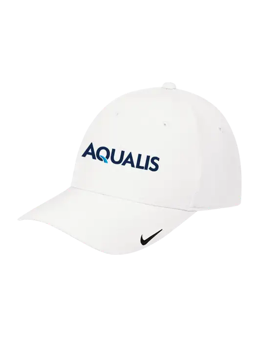 Nike White Dri-FIT Legacy Cap w/AQUALIS Logo