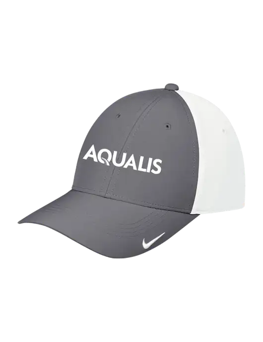 Nike Dark Grey/White Dri-FIT Legacy Cap w/AQUALIS Logo