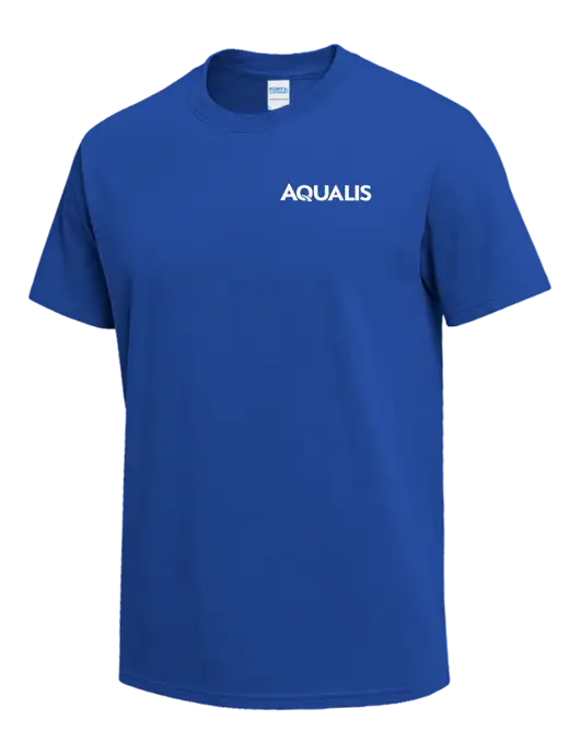 Dark Royal Heavyweight 6.1 oz T-Shirt w/AQUALIS Logo
