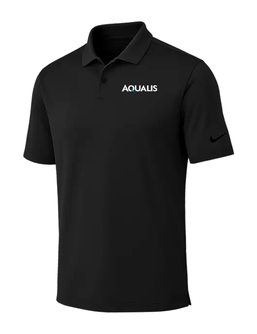 Nike Black Dri-FIT Vapor Polo w/AQUALIS Logo