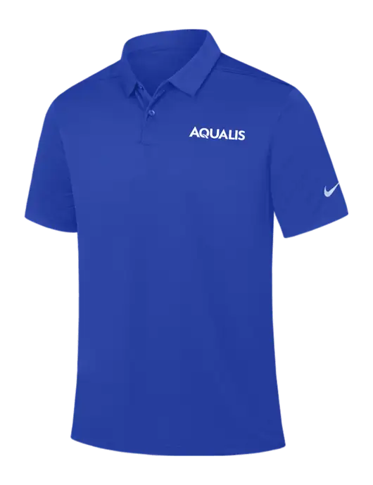 Nike Dark Royal Dry Essential Solid Polo w/AQUALIS Logo