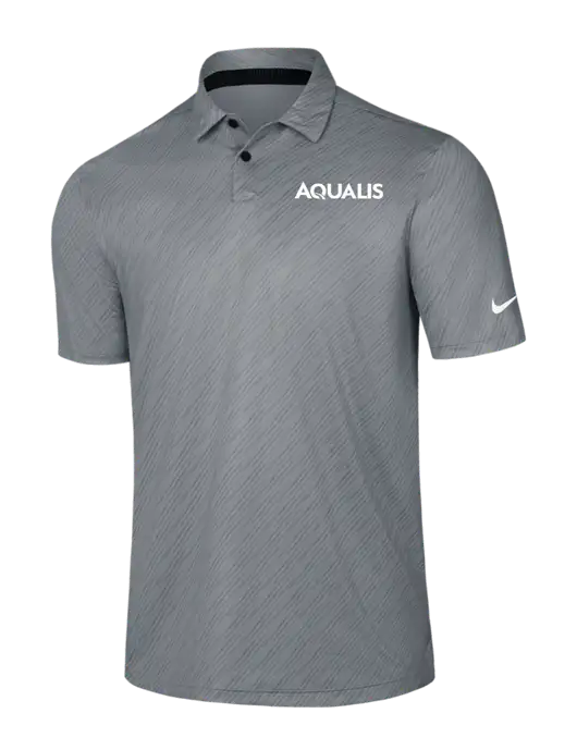 Nike Medium Grey Vapor Dash Polo w/AQUALIS Logo