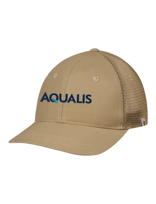 Carhartt Dark Tan Trucker Rugged Pro Series Cap w/AQUALIS Logo