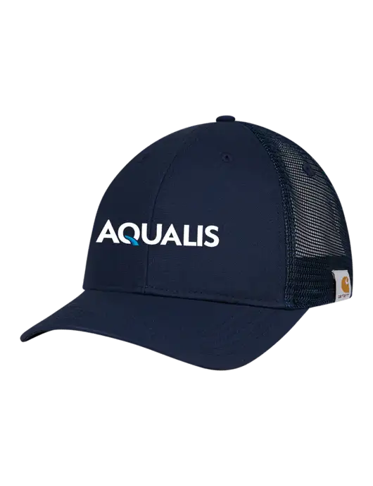 Carhartt Navy Trucker Rugged Pro Series Cap w/AQUALIS Logo