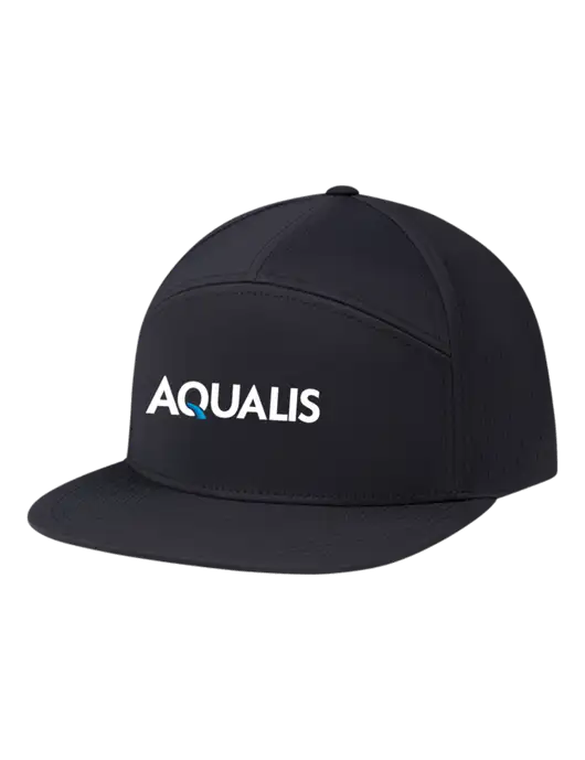 Richardson Black Cannon Cap w/AQUALIS Logo