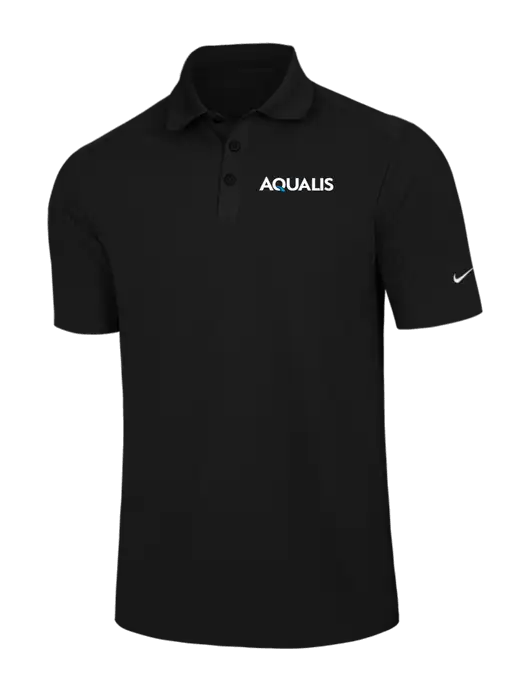 Nike Black Dri-FIT Classic Polo w/AQUALIS Logo