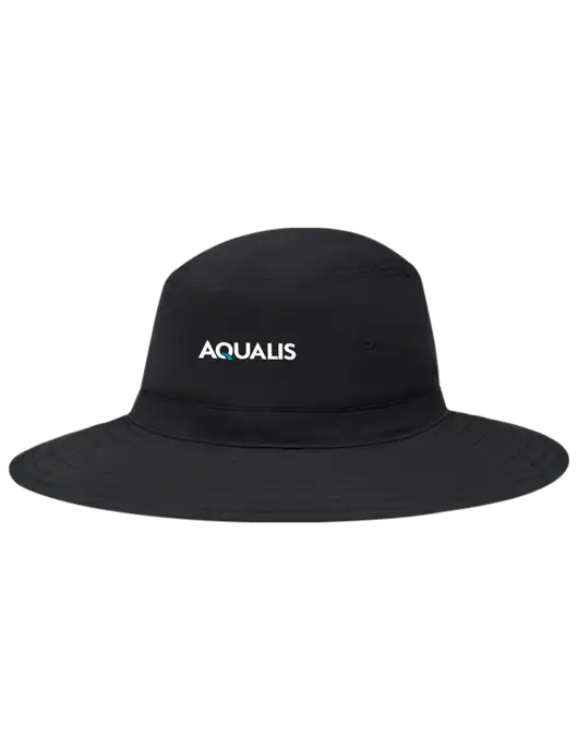 Black Booney Sun Hat w/AQUALIS Logo