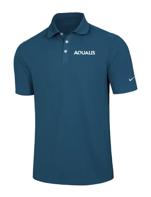 Nike Light Navy Dri-FIT Classic Polo w/AQUALIS Logo