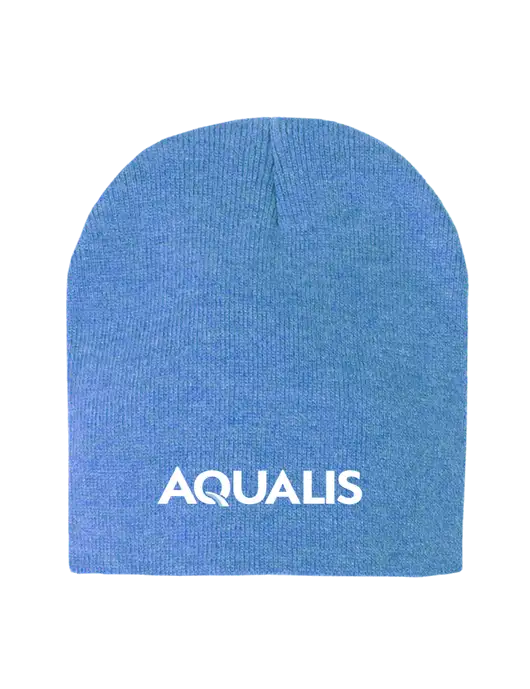 Royal Heather Element Knit Beanie w/AQUALIS Logo