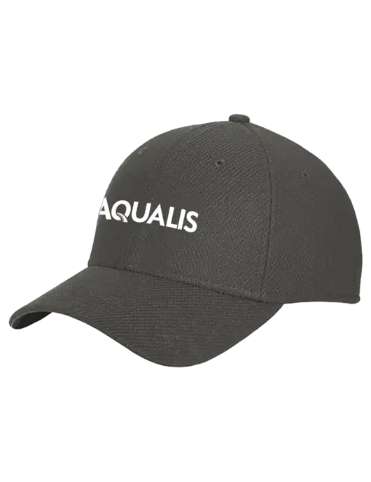 New Era Diamond Era Very Dark Grey Stretch Cap w/AQUALIS Logo