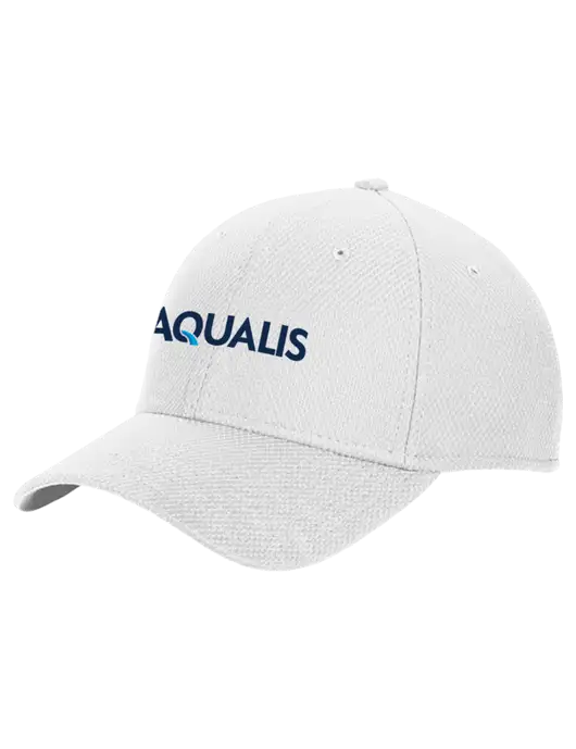 New Era Diamond Era White Stretch Cap w/AQUALIS Logo