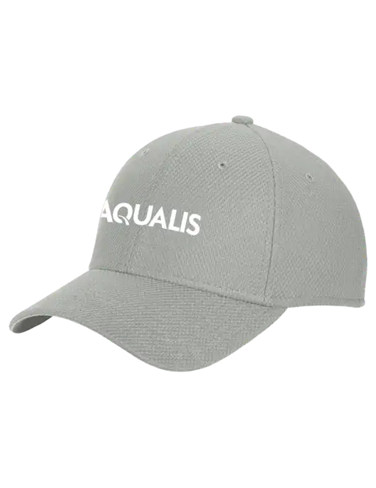 New Era Diamond Era Medium Grey Stretch Cap w/AQUALIS Logo