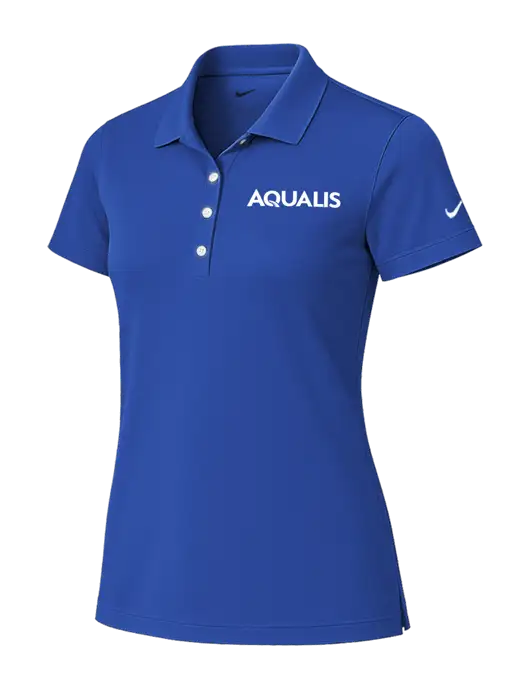 Nike Womens Royal Tech Basic Dri-FIT Polo
 w/AQUALIS Logo